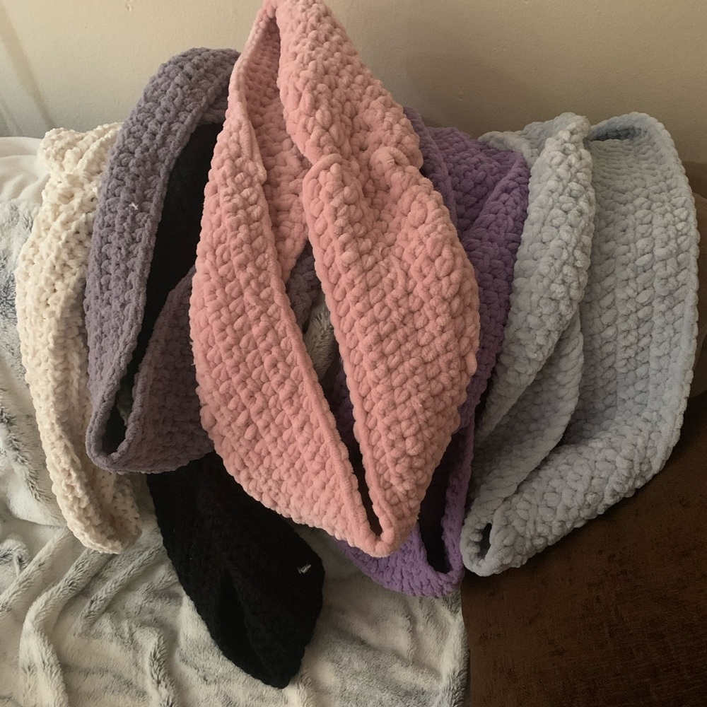 Custom infinity scarves